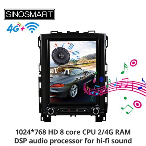 Sinosmart Hd Screen Tesla Style Car Gps Navigation Player For Renault