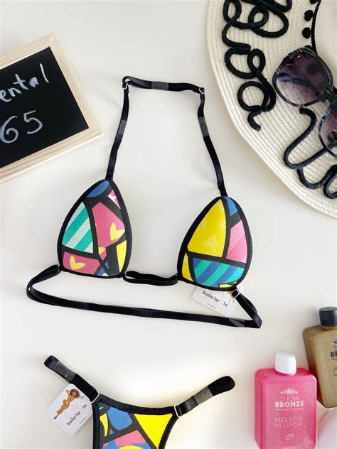 Bikini Fio Dental Romero Brito Brazilian Tape Tan