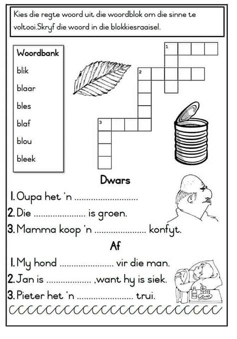 Grade 3 Term 2 Week 7 Fal Afrikaans Lf Klank Monday Worksheet Artofit