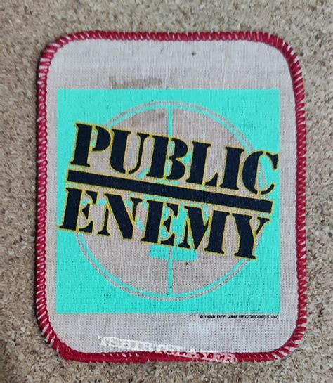 Public Enemy Public Enemy Patch Logo Patch Nunslayers Tshirtslayer