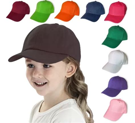 Paquete 81 Gorras Infantiles Mayoreo Lisas Bordar Sublimar Envío gratis