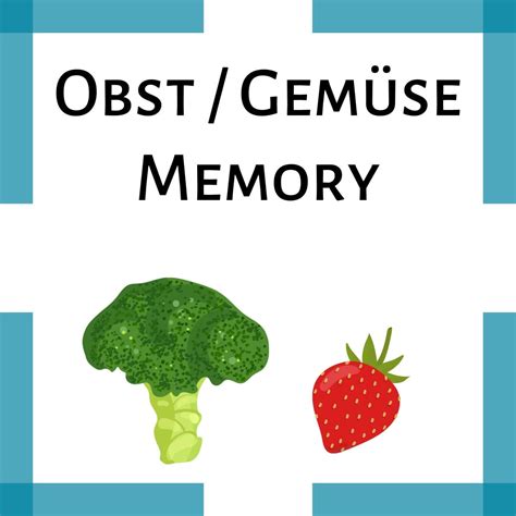 Obst Und Gemüse Memory Zum Ausdrucken Bildset Farben L Und M Kita