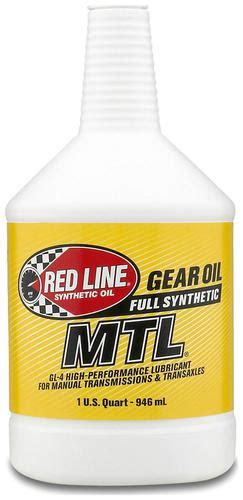 Red Line Synthetic Gear Oil Gl W Quart O Reilly Auto