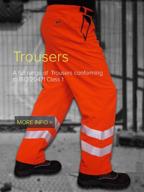 Sale Lightweight Orange Work Trousers In Stock