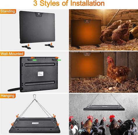 100200w Chicken Coop Safe Radiant Heater Suitable For Chick And