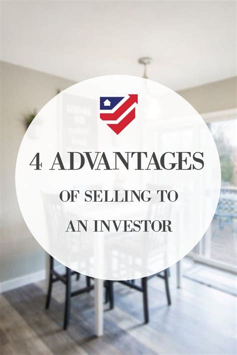 4 Advantages Of Selling To An Investor U S Direct Sell My House Fast Sell My House We Buy