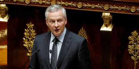 Bruno Le Maire Est Il Sur Un Si Ge Jectable