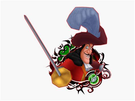 Captain Hook Png Transparent Image Kingdom Hearts Pain And Panic Png