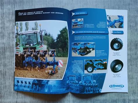 Prospectus Brochure Charrue Bonnel No Tracteurs Eur Picclick Fr