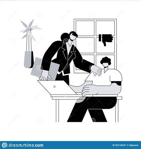 Sexual Harassment Abstract Concept Vector Illustration Stock Vector