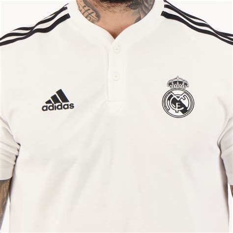 Polo Adidas Real Madrid Treino 2023 Branca FutFanatics