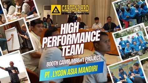 Booth Camp Mbb Project High Performance Team Pt Lycon Asia