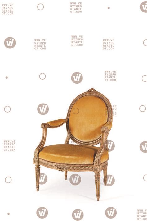 FAUTEUIL A LA REINE DEPOQUE LOUIS XVI Buy A Quality Stock Photo At A