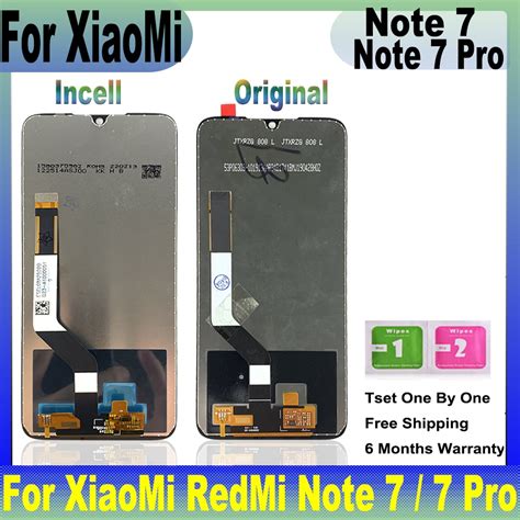 6 3 Original For Xiaomi Redmi Note 7 Lcd Display Touch Screen