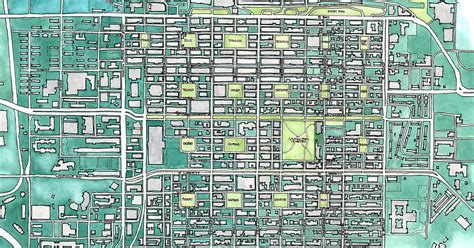 Savannah Historic District Map Savannah First Timers Guide