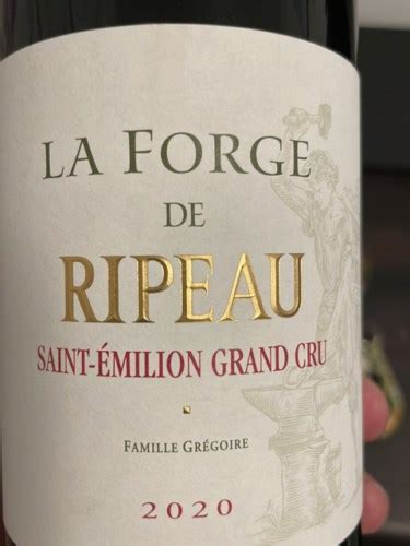 2020 Château Ripeau La Forge de Ripeau Saint Émilion Grand Cru Vivino US