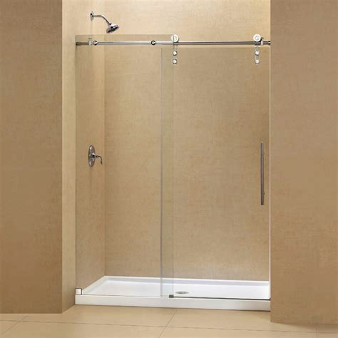 Enigma-Z Fully Frameless Sliding Shower Door & Slim Line Single ...