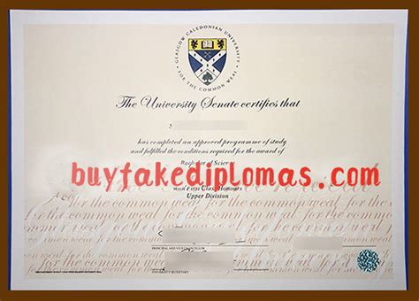 Fake Glasgow Caledonian University Degree | Buy Fake Diplomas, High ...