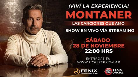 Ricardo Montaner presenta hoy su primer show vía streaming