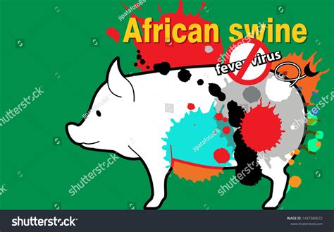 Watch Threat African Swine Fever Virus Stock Vector Royalty Free