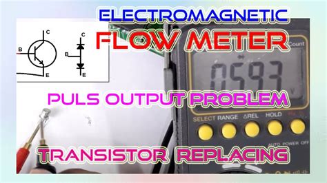 Electromagnetic Flow Meter Puls Output Problem Solution Transistor