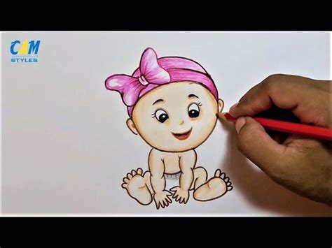 How To Draw A Baby Girl Step By Step