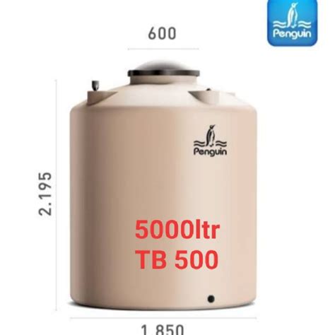 Jual Tandon Air 5000 Liter Penguin Toren Air Tangki Air Tb 500