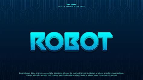 Premium Vector D Futuristic Text Effect