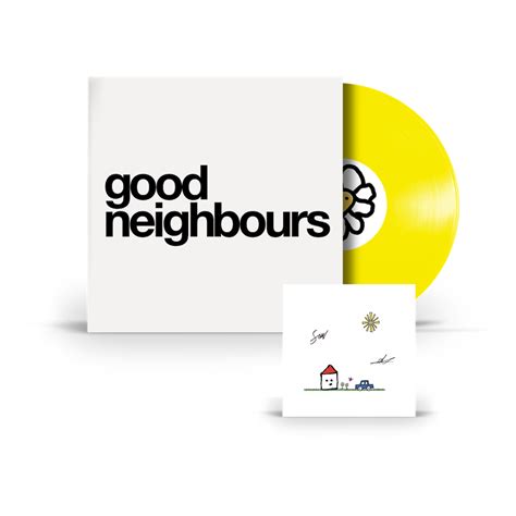 Good Neighbours Exclusive Yellow Lp Signed Art Card By Good