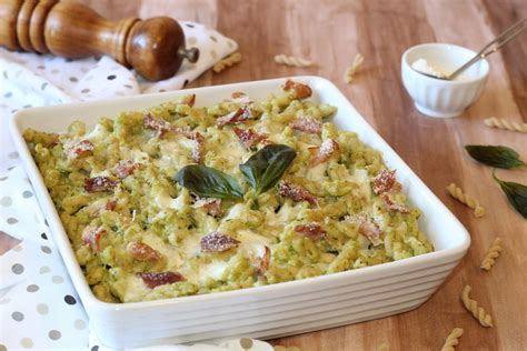 Pasta Al Forno Con Pesto Ricotta E Speck Fidelity Cucina