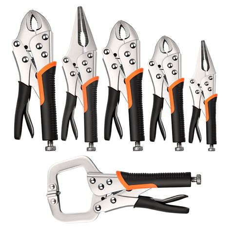 Noeaike Locking Pliers Set6 Pack Vice Grips Pliers Set5710curved