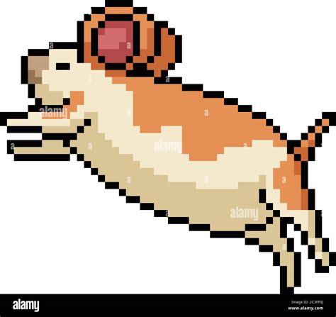 Vector Pixel Arte Hamster Dibujos Animados Aislados Imagen Vector De Stock Alamy