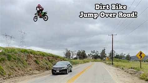 Dirt Bike Road Jump Over Highway Buttery Vlogs Ep Youtube