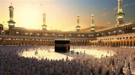 Premium AI Image The Holy Mosque Of Mecca