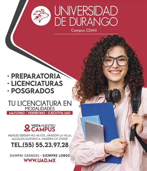 Universidad Autónoma de Durango Tops México Mejores Universidades