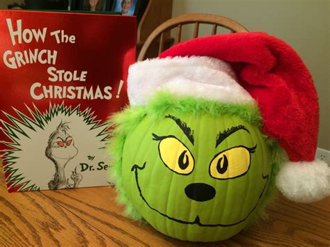 Storybook Character Pumpkin Decorating The Grinch