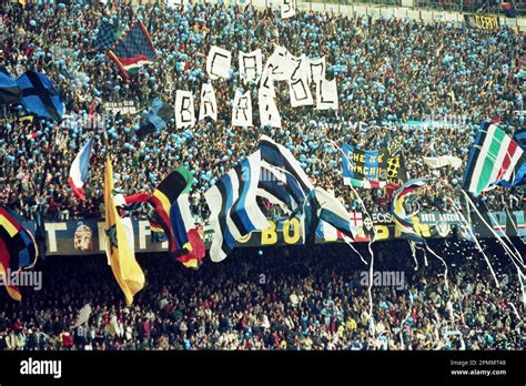 Italy Ultras Season 1990 91 Serie A In The Photo Inter Milan Derby