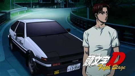 Initial D Takumi Fujiwara Och Toyota Ae86 Trueno Pussel Online