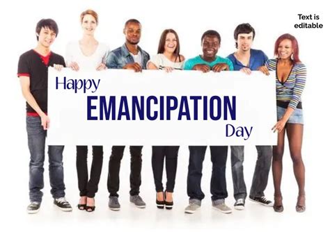 Plantilla De Happy Emancipation Day Template Postermywall