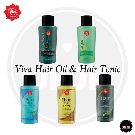 Jual Viva Hair Tonic Lidah Buaya Gingseng Tea Tree Oil Hair Oil