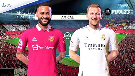 FIFA 23 Man United Vs Real Madrid Ft Neymar Harry Kane Friendly 23