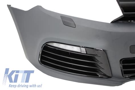 Front Bumper Suitable For VW Golf 6 VI 2008 2013 With LED Headlights