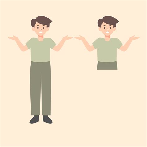 Confused Man Clipart 10502542 Vector Art At Vecteezy