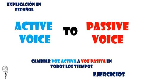 Active to Passive voice De voz activa a voz pasiva en inglés YouTube