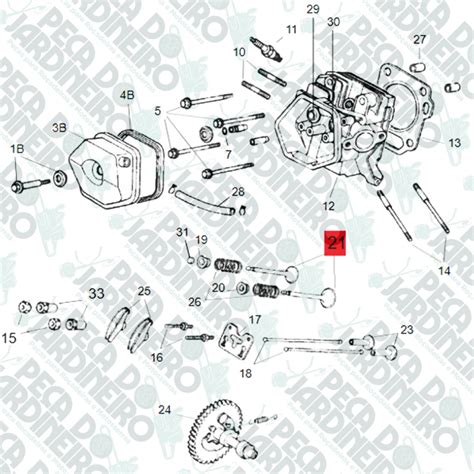 Kit Válvulas Admissão e Exaustão Motores a Gasolina 4HP