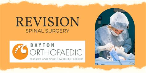 Revision Spinal Surgery Dayton Orthopaedic Surgery