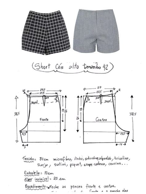 Shorts Sewing Pattern 5465 - Men's Shorts Measurement Guide