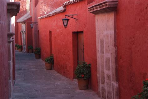 Monastery Of Saint Catherine In Arequipa Peru Stock Photo At