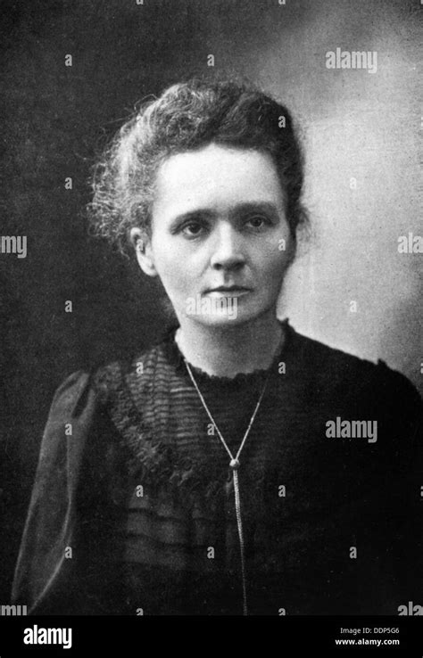 Marie Curie - French physicist - 1917 Stock Photo - Alamy