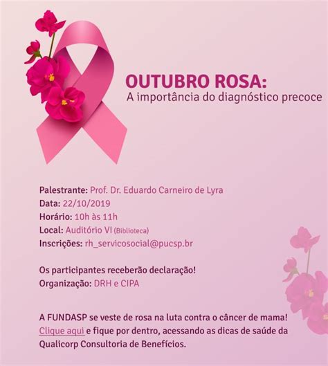 Descobrir 68 Imagem Evento Do Outubro Rosa Br Thptnganamst Edu Vn